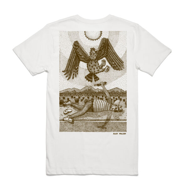 Steal a feather from a wedge tailed eagle by playing dead on the side of the road Thumbnail