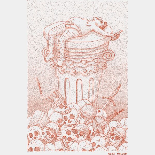 Fallen Empire  White T  Thumbnail